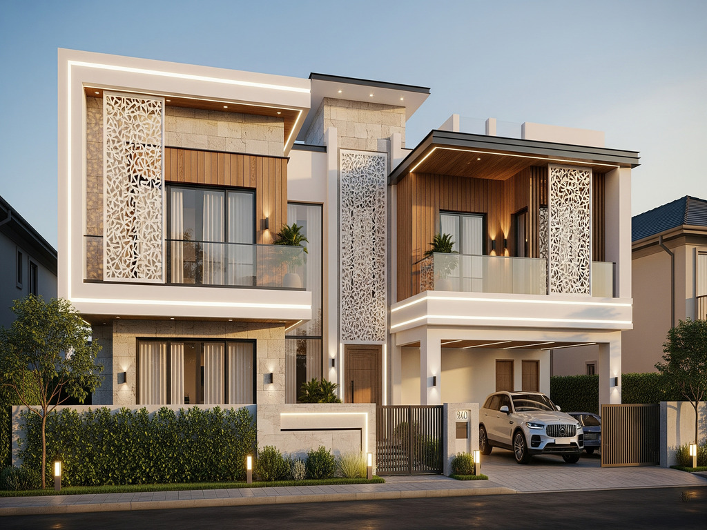 Modern home construction project in Nellikuppam by Vijay Anandh Builders